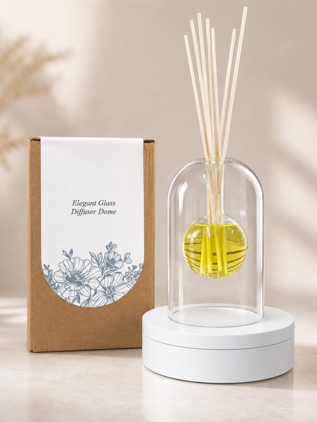 Elegant Glass Diffuser Dome